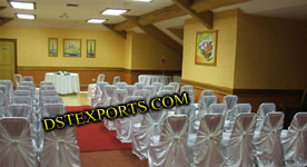 WEDDING BANQUET HALL CHAIR COVERS