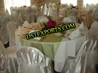 WEDDING SILVER  CHAIR COVER WITH TISSUE SASHA