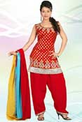 INDIAN WEDDING BEAUTIFUL RED SALWAR SUIT