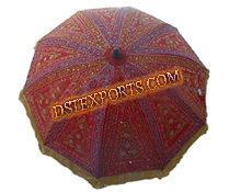 INDIAN WEDDING EMBROIDERED UMBRELLAS