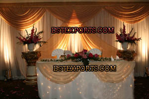 ASIAN WEDDING ROYAL GOLDEN BACKDROP
