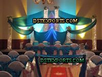 LATEST WEDDING CRYSTAL STAGE SET