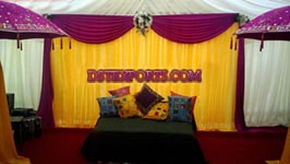 MEHANDI STAGE BACKDROP