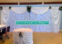 WEDDING STAGE ELEGENT LIGHTED BACKDROP