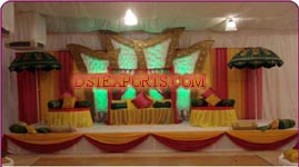 ASIAN MEHANDI STAGE SETUP