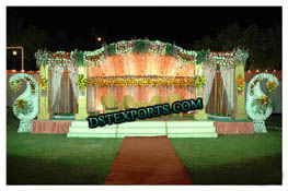 PUNJABI WEDDING GOLDEN STAGE