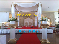 LATEST WEDDING ROMAN PILLARS MANDAP