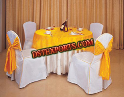 BANQUET HALL CHAIR COVER WITH ATTACH SASHAS