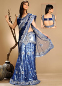 INDIAN WEDDING BLUE LEHENGA CHOLI