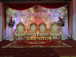 WEDDING STAGE BACKDROP WITH LIGHTS