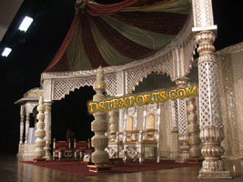 INDIAN WEDDING SLVER GOLDEN STAGE