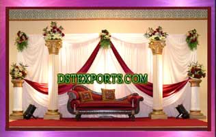 MUSLIM SSTAGE WITH ANTIQUE LOVE SEATER