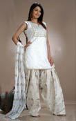 NEW FASHION WHITE SALWAR KAMEEZ