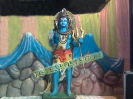 FIBER STANDING SHIVA STATUE