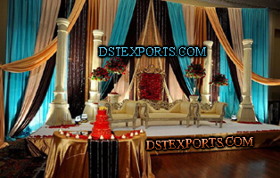 MUSLIM NIKAH RECEPTION STAGE SET