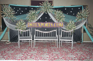 WEDDING WHITE WROUGHT IRON FURNITURES