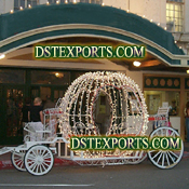 WEDDING CINDERELLA CARRIAGE WITH LIGHTING