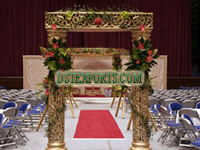 WEDDING GOLDEN CARVED WELCOME GATE