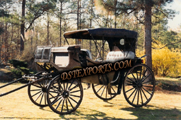 BEAUTIFUL BLACK HORSE CARRIAGES