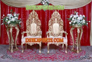 MUSLIM WEDDING HEAVY CARVING CHAIRS