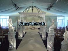 WEDDING WHITE DOM MANDAP SET