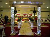 WEDDING CARVED FIBER  CRYSTAL WELCOME GATE