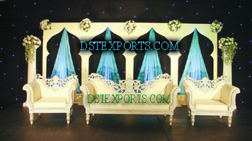 WEDDING STAGE WITH ELEGENT FURNITURES