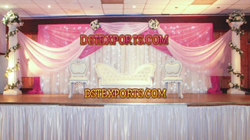 ASIAN WEDDING LOVE FURNITURE STAGE