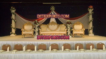 PAKISTANI WEDDING GOLD LOVE STAGE