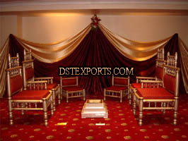 INDIAN WEDDING MANDAP CHAIRS SET