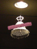 WEDDING DECORATION CRYSTAL BELL