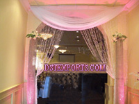 WEDDING ENTRANCE CRYSTAL PILLARS