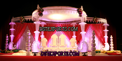 NEW DESIGN WEDDING CRYSTAL MANDAP SET