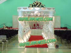 WEDDING PEARL CRYSTAL WELCOME GATE