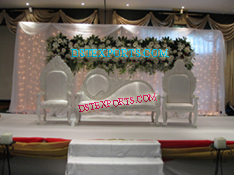 ASIAN WEDDING WHITE LOVE FURNITURE SET