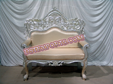 INDIAN WEDDING SILVER LOVE SEATER
