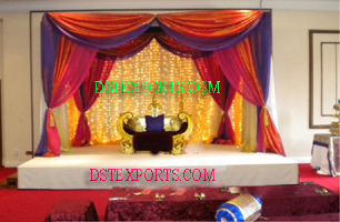 WEDDING STAGE WITH MAHARAJA SOFA