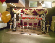 INDIAN WEDDING SQUARE ROMAN MANDAP