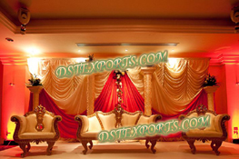 WEDDING STAGE WITH ELEGENT FURNITURE