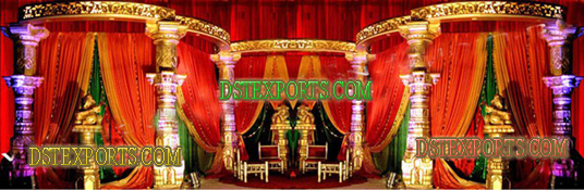 LATEST INDIAN WEDDING GOLDEN DEV STAGE