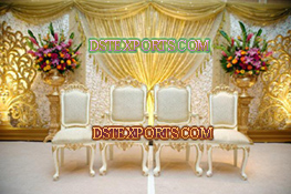 INDIAN WEDDING STAGE CHAIRS SET