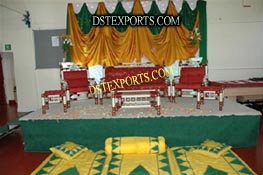 INDIAN WEDDING SANKHEDA FURNITURE SET