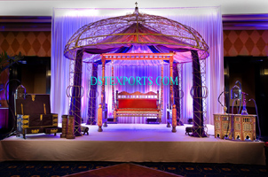 INDIAN WEDDING WROUGHT IRON MANDAP