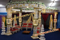INDIAN WEDDING  FIBER  CRYSTAL MANDAP