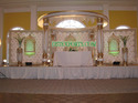 WEDDING CRYSTAL  MANDAP WITH JHROKHAS