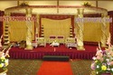 LATEST WEDDING GOLDEN  CRYSTAL  JALI MANDAP[