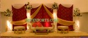 INDIAN  WEDDING  LIGHTED CRYSTAL STAGE SET