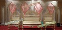 INDIAN WEDDING  PEARL  FURNITURE  STAGE