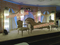 LATEST  WEDDING  STAGE WITH ITALIAN SOFA SET