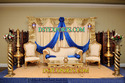 MUSLIM WEDDING  CARVED STAGE SET